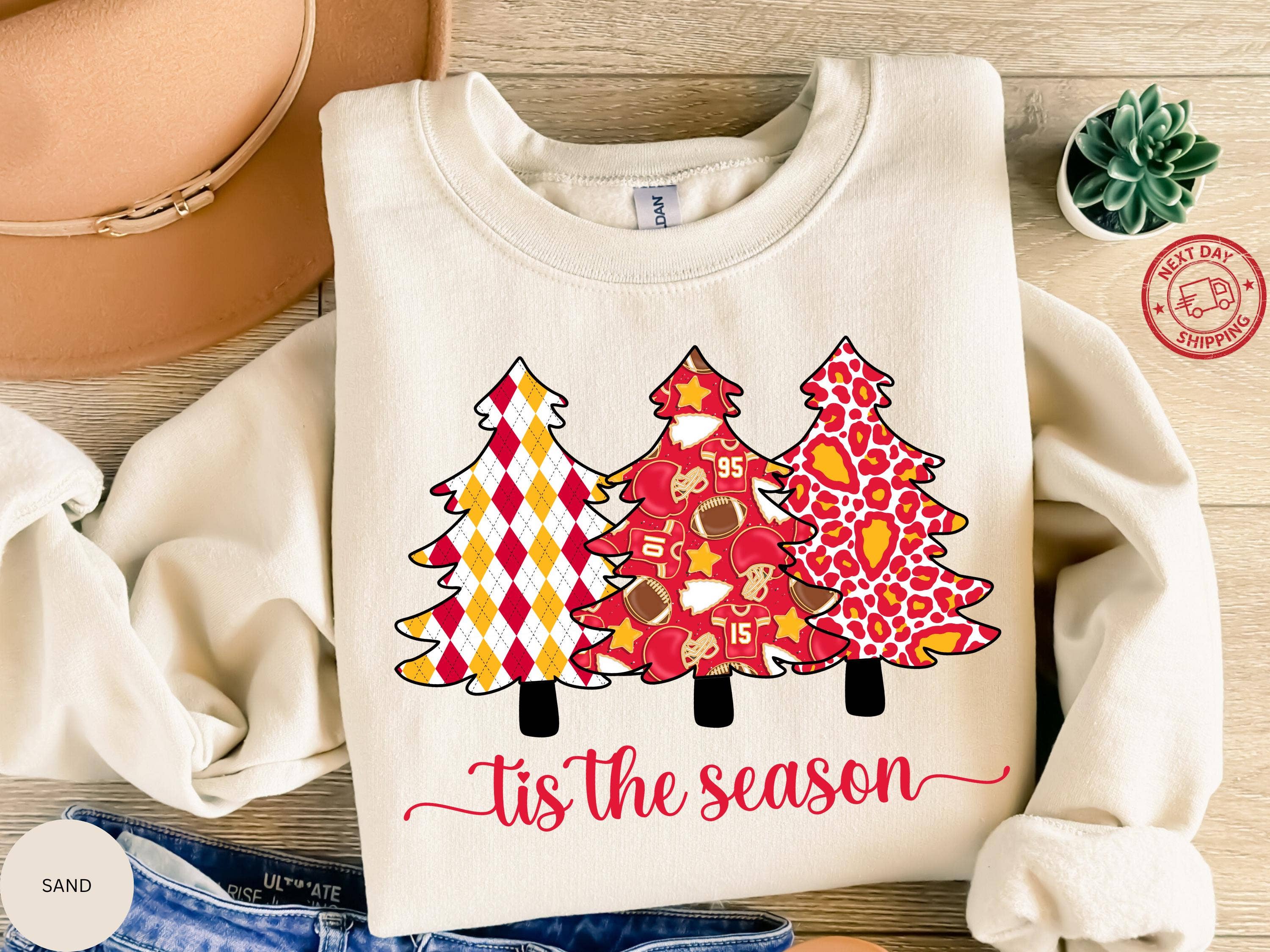 Kansas City Football Merry Christmas Sweatshirt