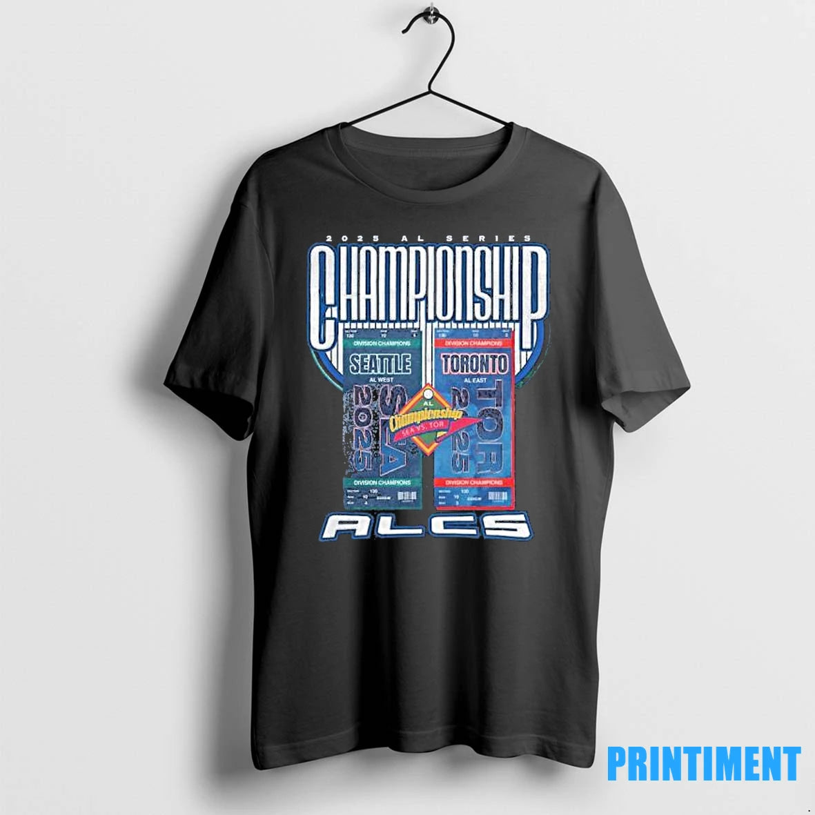 2025 Al Series Championship Seattle Mariners Vs Toronto Blue Jays Ticket Tshirts Sweater