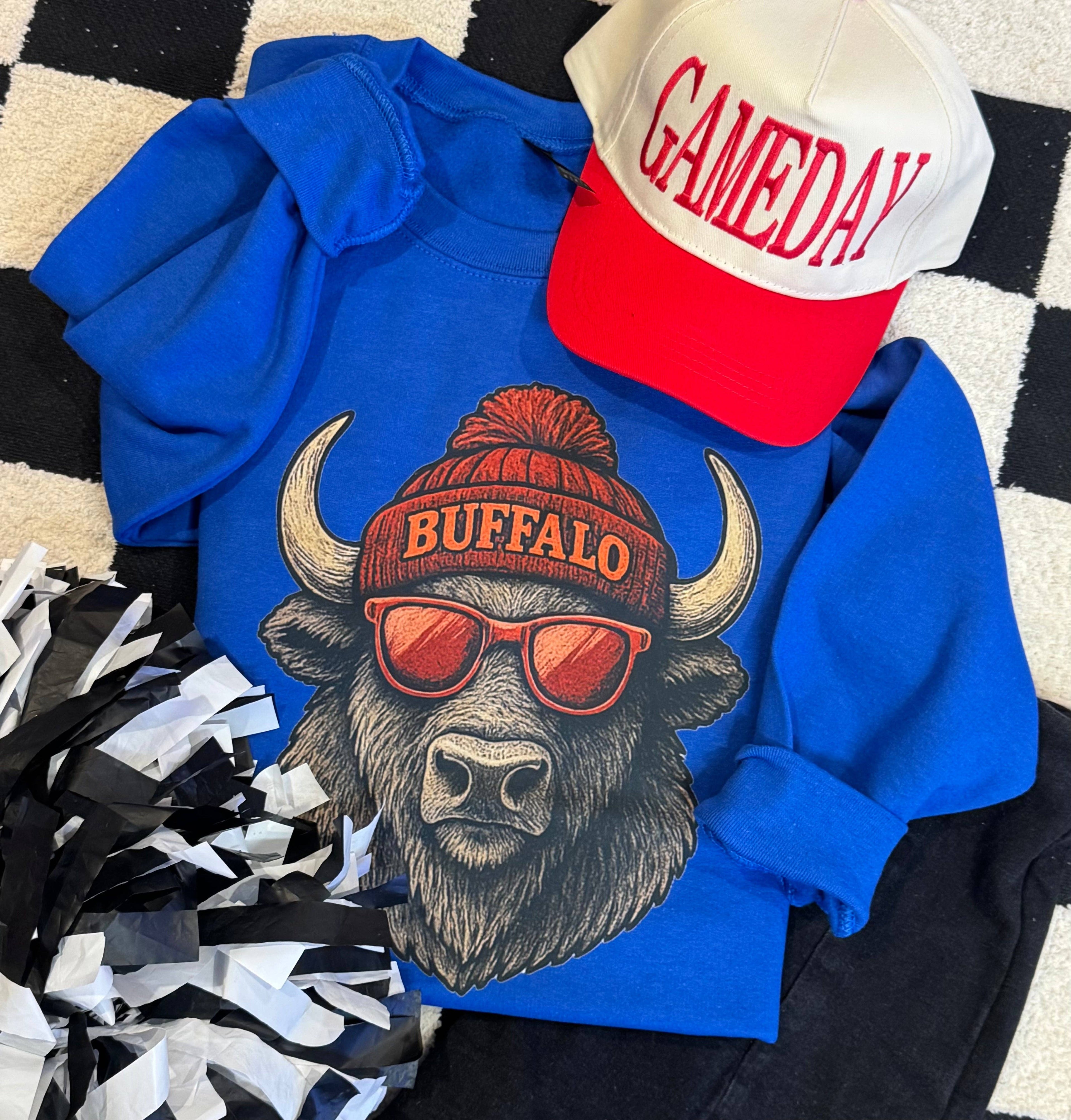 Buffalo Cool Mascot Sweatshirt