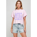 West Coast Vintage Graphic Crop Top