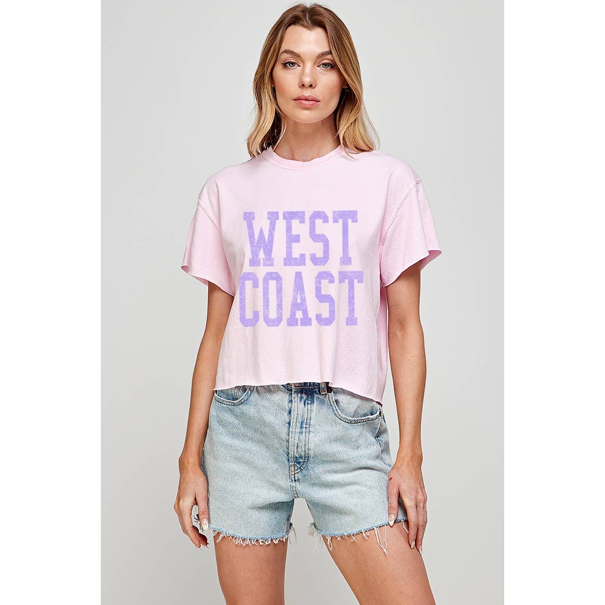 West Coast Vintage Graphic Crop Top