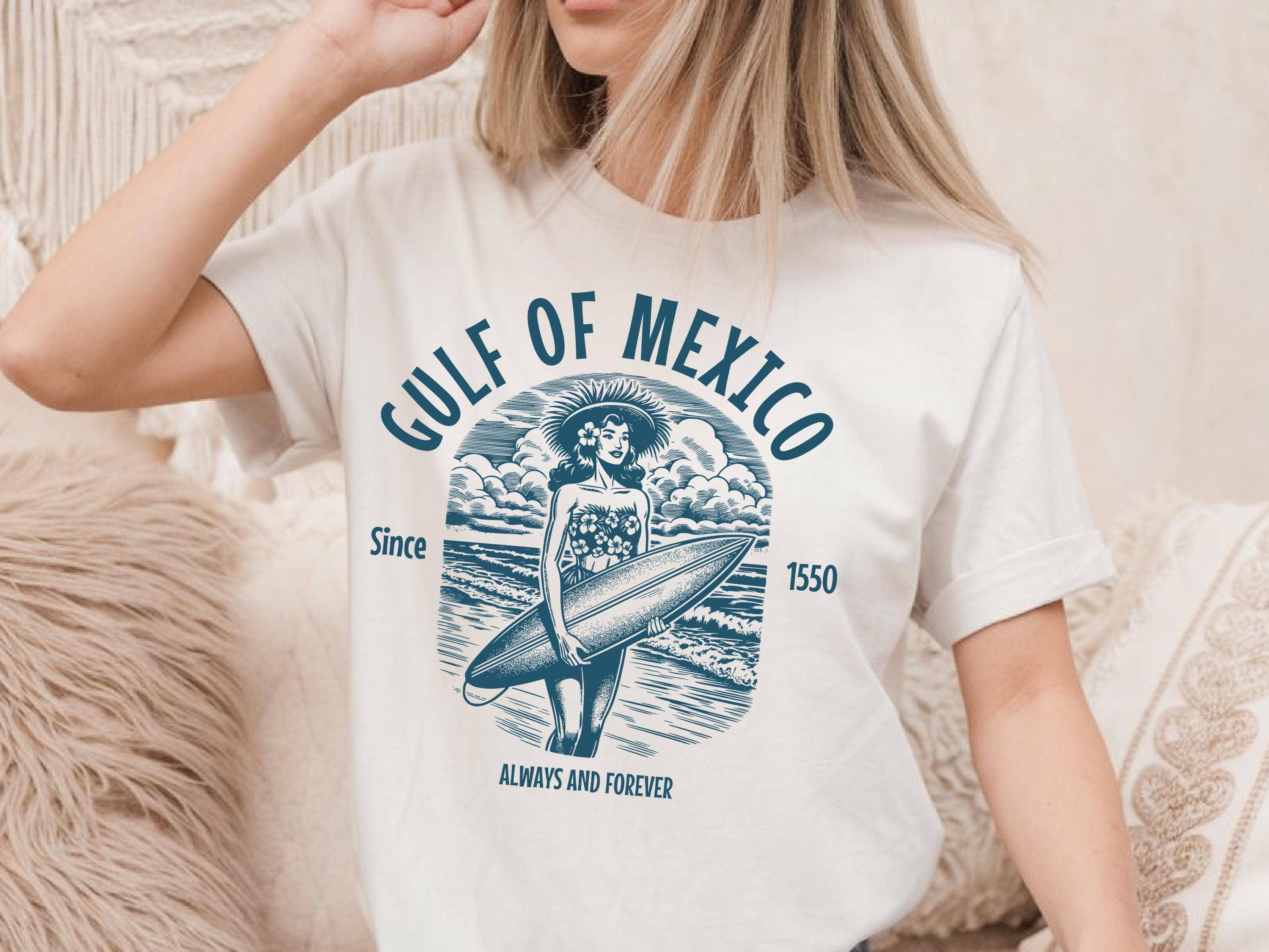 Vintage Gulf of Mexico Tshirt Gulf Coast Tee Mexico Lover