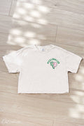 Pickleballer Cropped Mineral Graphic Top