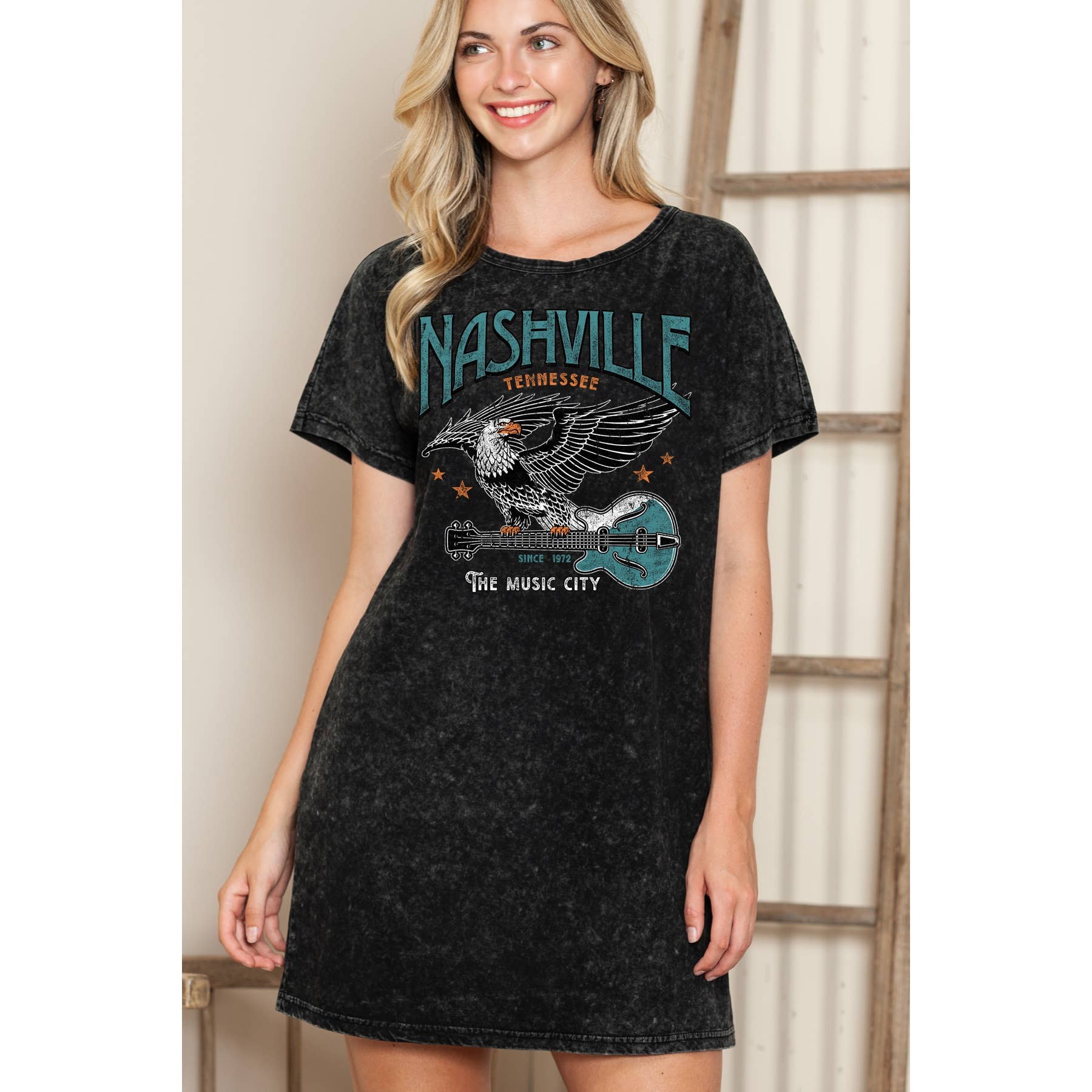 Mineral Wash Dress- Nashville