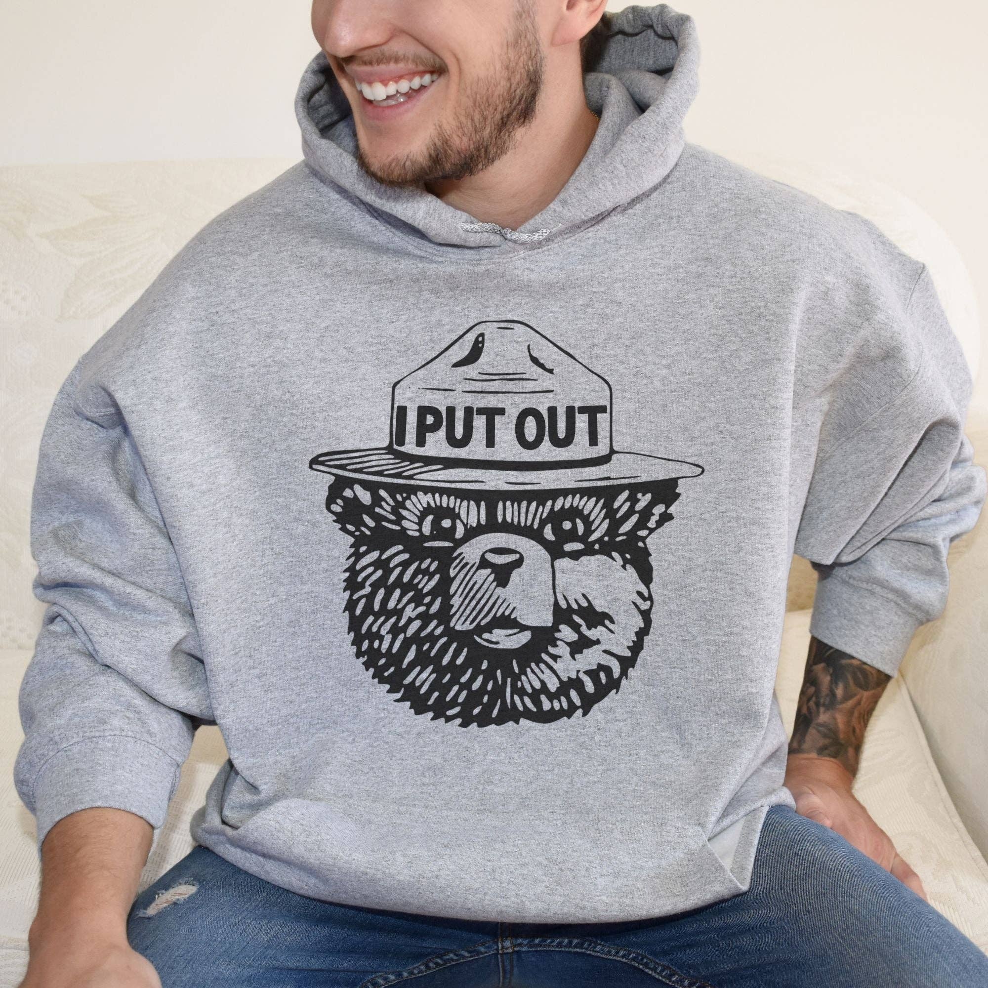 I Put Out Bear Graphic Crewneck Sweatshirt | Hoodie 206