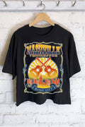 Nashville Music City Graphic Long Crop Top
