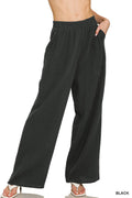 ...0806 Double Gauze Elastic Band Pants w/ Pockets SI-28352