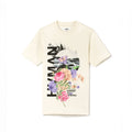 Crew Neck Tee "Floral" in Cloud