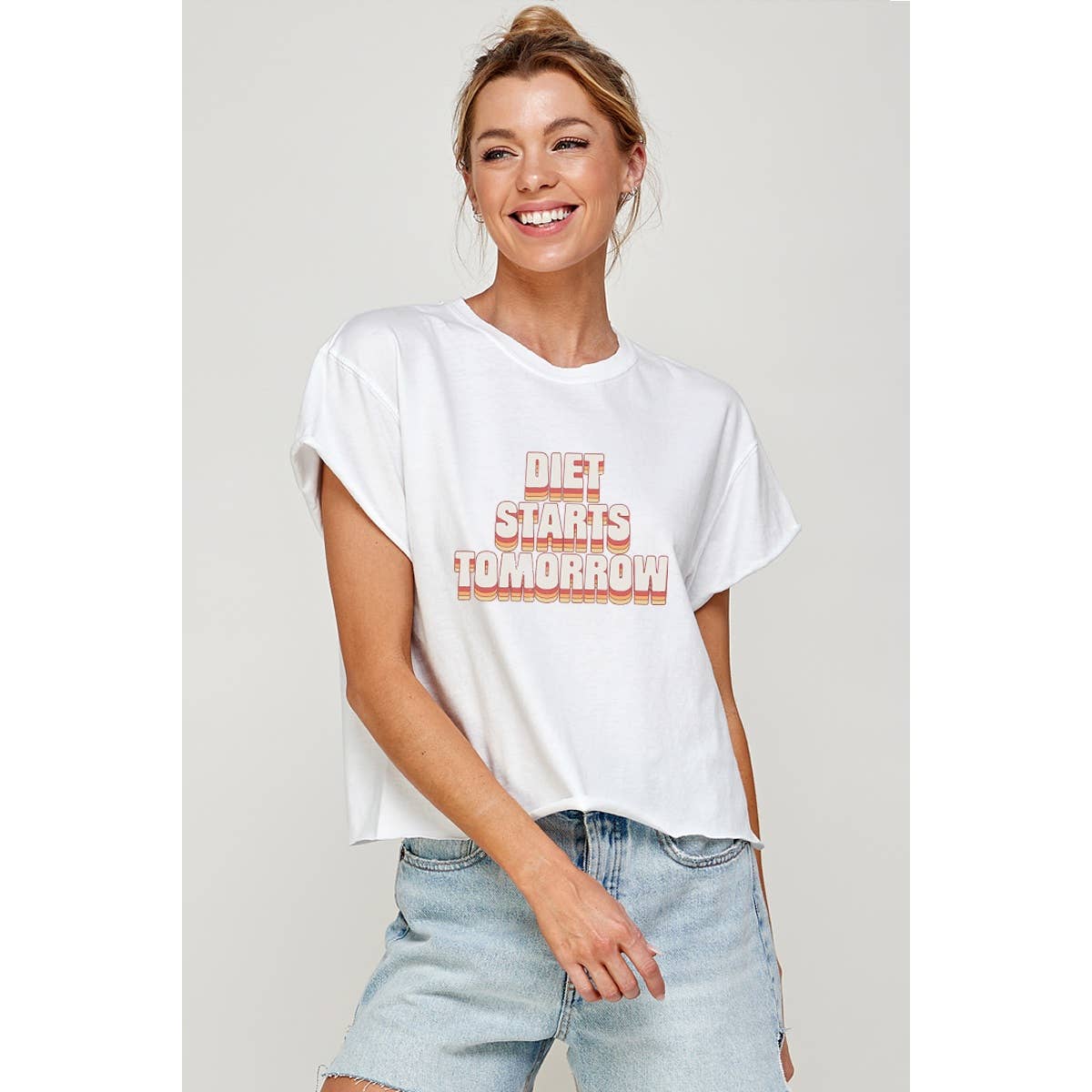 Holiday Season Vintage Graphic Crop Top