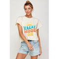 Vacay Mode On Vintage Graphic Crop Top