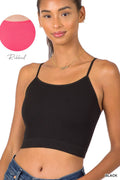 ...SI-19169 Ribbed Seamless Cropped Cami