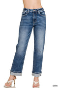 ....0808 Cuffed Straight Denim Pants SI-28579