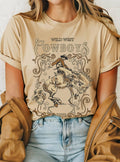 Wild West Cowboy Graphic Tshirts.