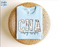 Floral Cna Shirt - Certified Nursing Assistant Crewneck Tee