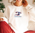 Captain America Embroidered Sweatshirt Collection