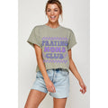 Praying Mama Club Vintage Graphic Crop Top