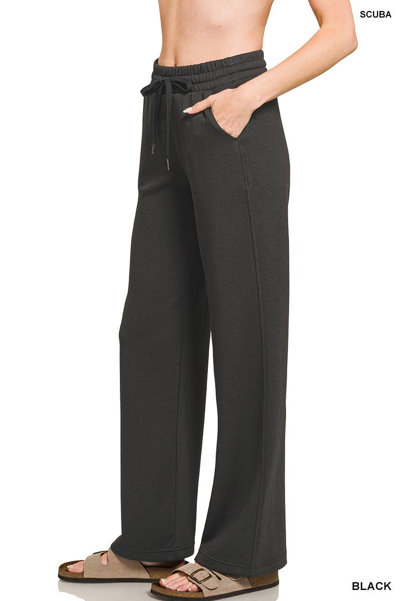 1016 Scuba Drawstring Pants w/ Side Pockets SI-28705