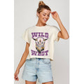 Wild West Vintage Graphic Crop Top