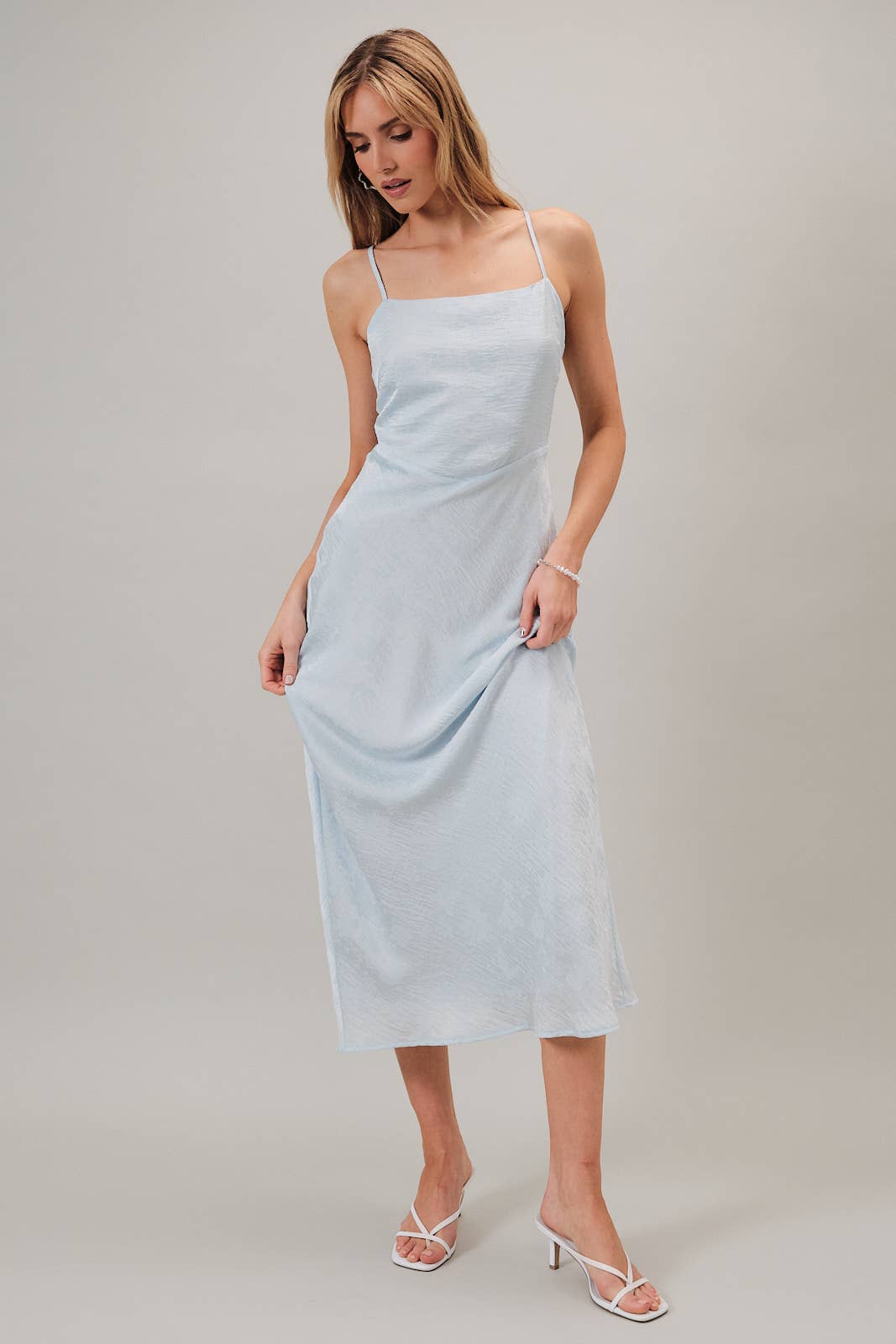 Sleeveless Side Slip Maxi Dress