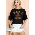 Blame It My Boots - Cropped Top