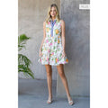 /Size Xl/ Sleeveless Tiered Floral Print Dress