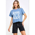 Game Day Vintage  Graphic Crop Top