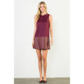 Sleeveless Mixed Media Dress