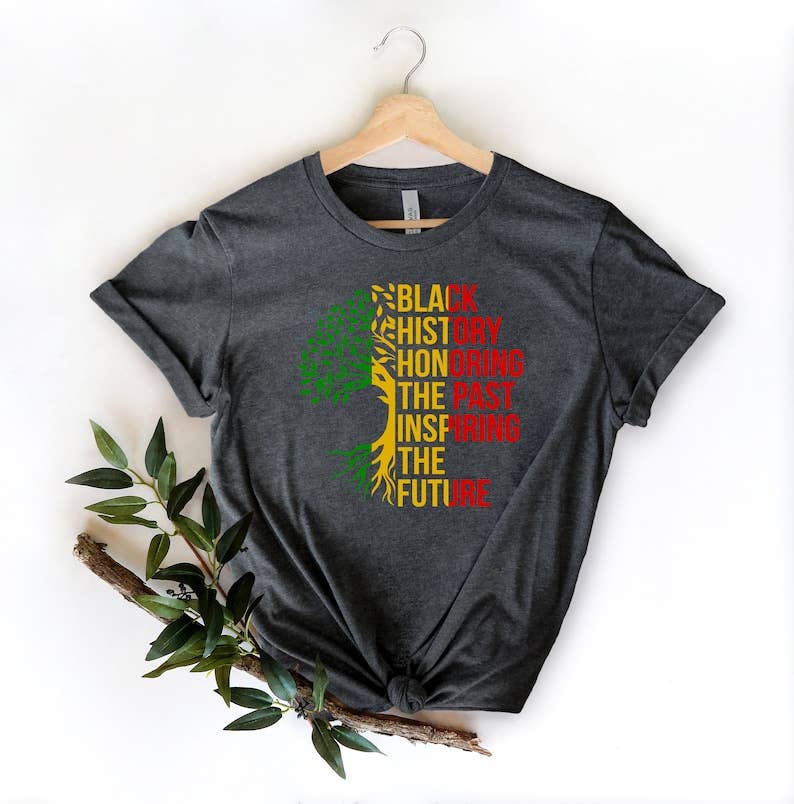 Black History Honoring the Past Inspiring the Future T-Shirt
