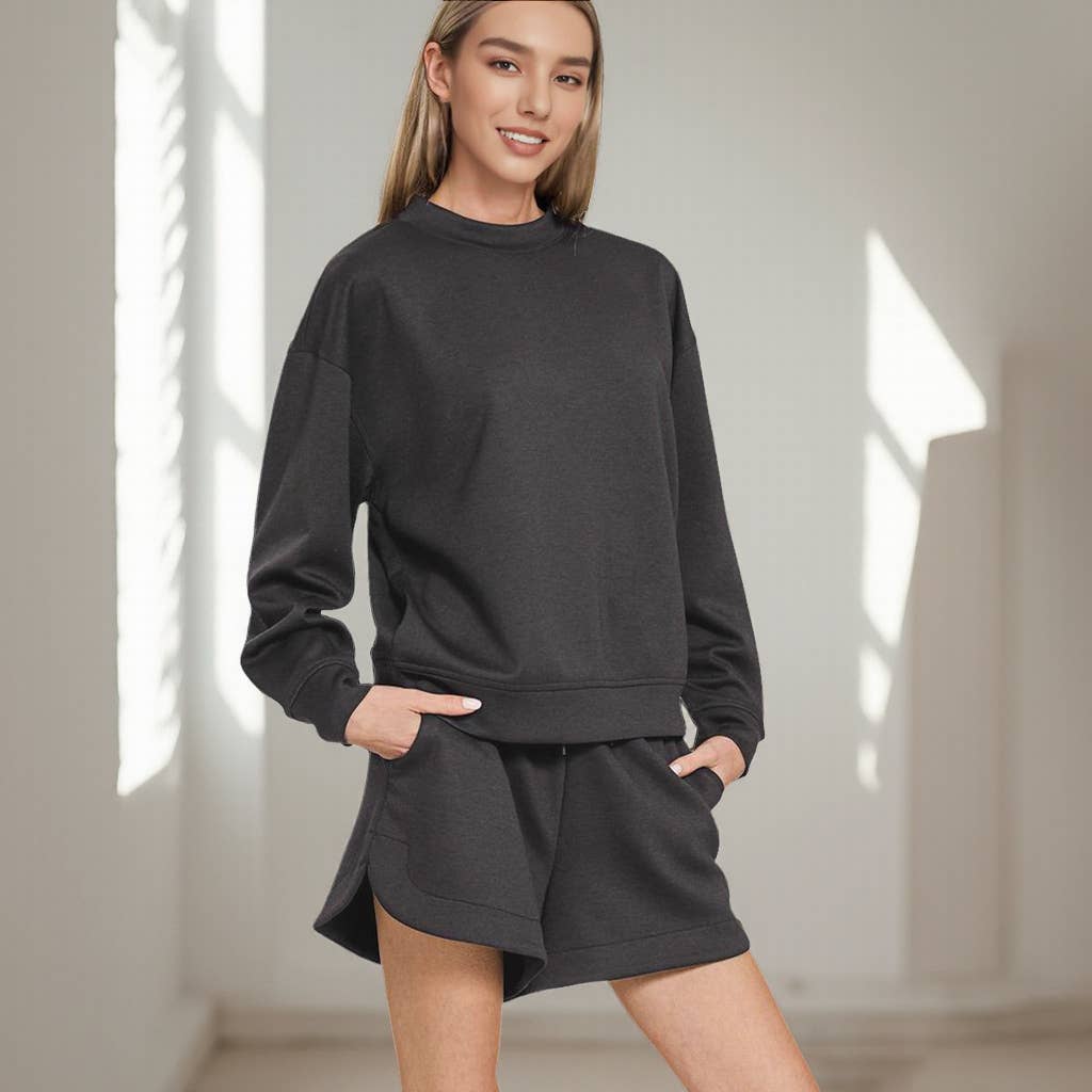 ..0822 Scuba Pullover & Shorts 2PC Set SI-28647