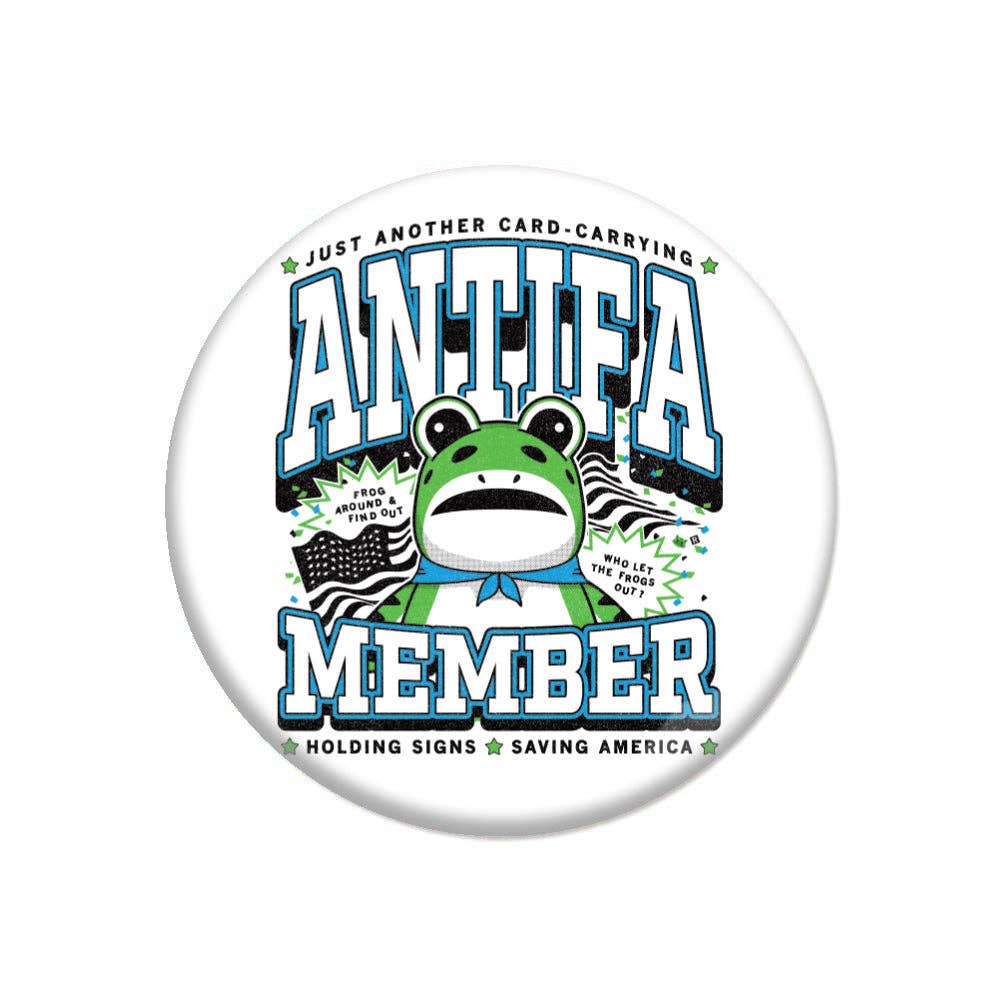 Antifa Max Collegiate Button