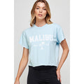 Malibu Beach Club   Graphic Crop Top