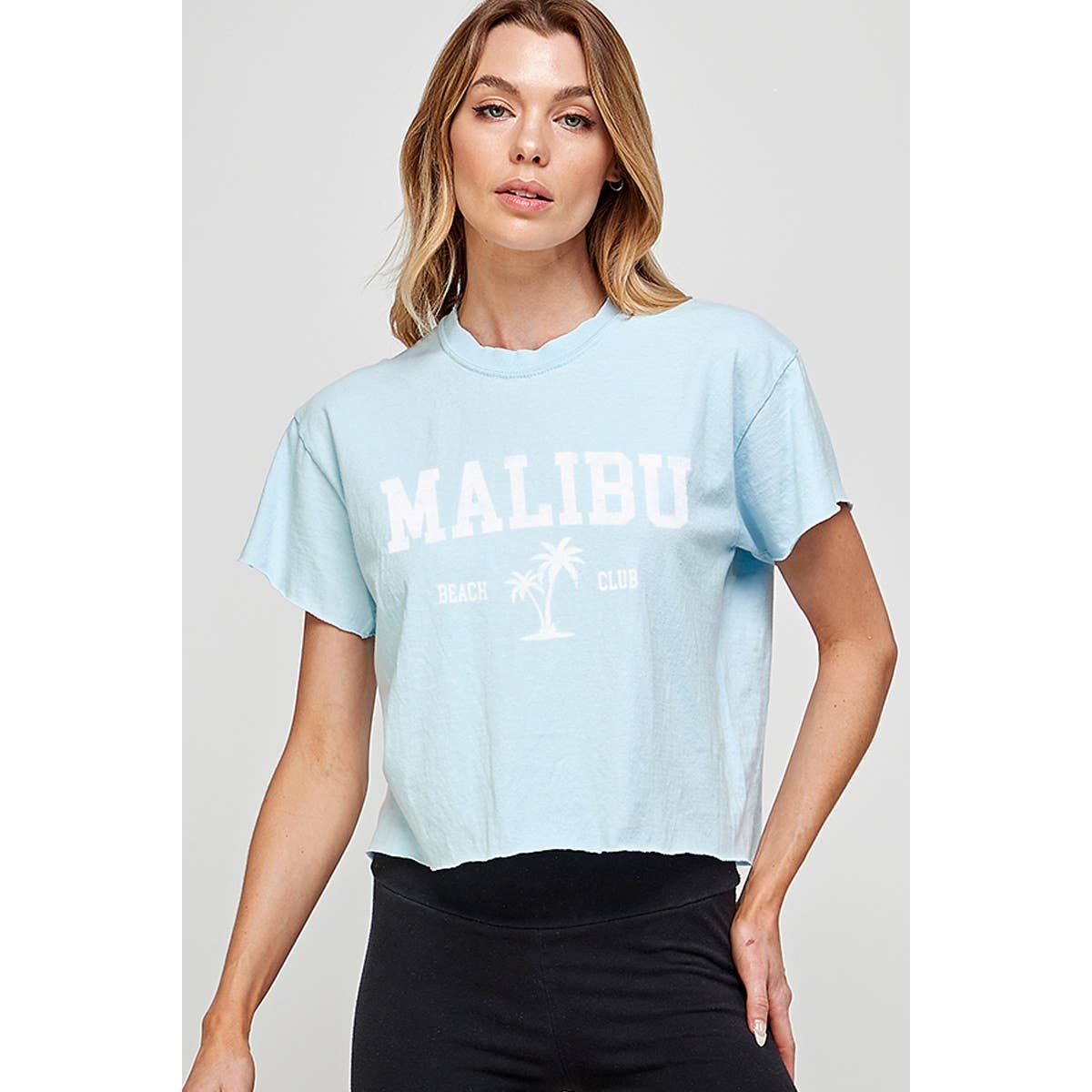 Malibu Beach Club   Graphic Crop Top