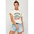 Christmas Season Vintage Graphic Crop Top