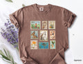 Vintage Stamp Collage Wildlife & Botanical Tee