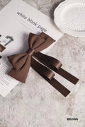 .0802 Silk Satin Bow Hair Clips Barrettes SI-26308