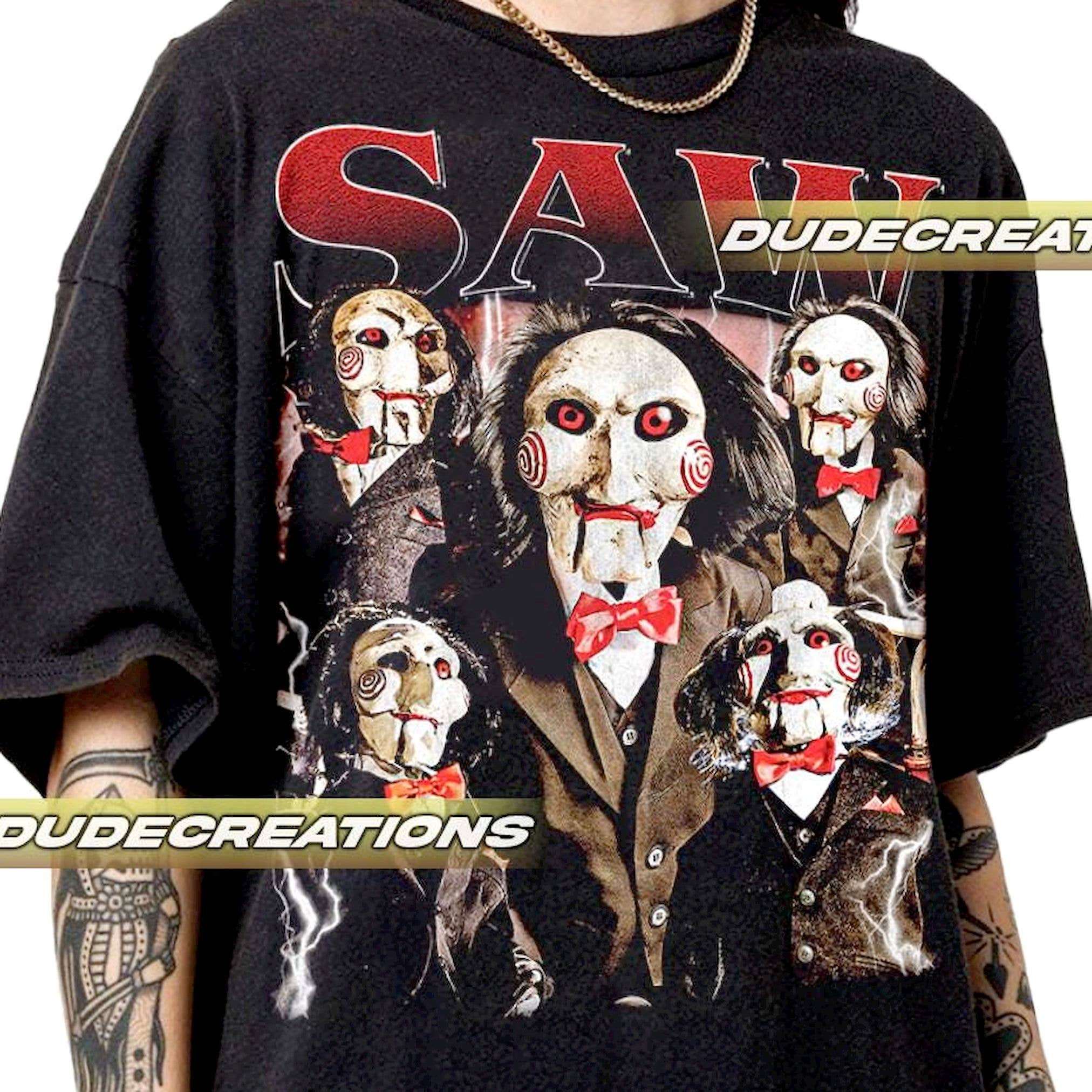 Saw Horror Movie Vintage Unisex T-Shirt Gift For Men and Wom