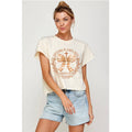 Autumn Is Gods Way Vintage  Graphic Crop Top