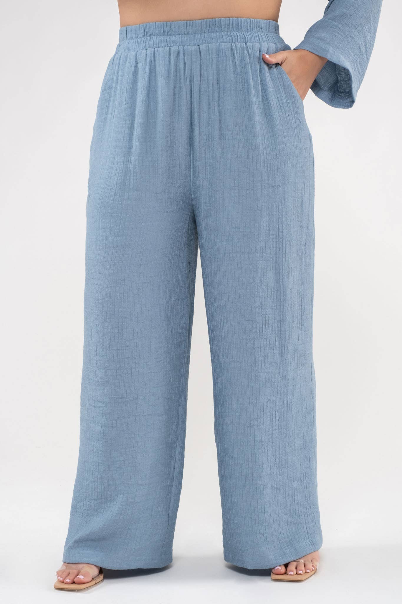 Plus Lightweight High Rise Pants