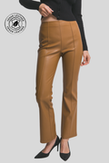 0226 Vegan Leather Flare Pants SI-28282