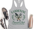 Gardening Social Club - Cute Garden Racerback Tank Top