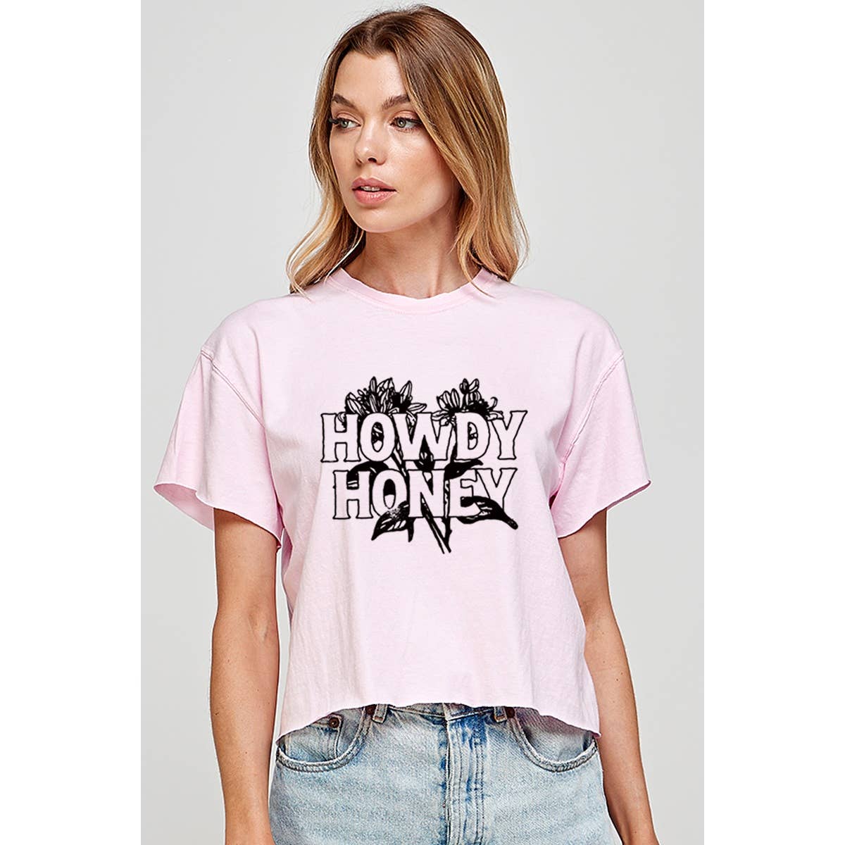 Howdy Honey Vintage Graphic Crop Top