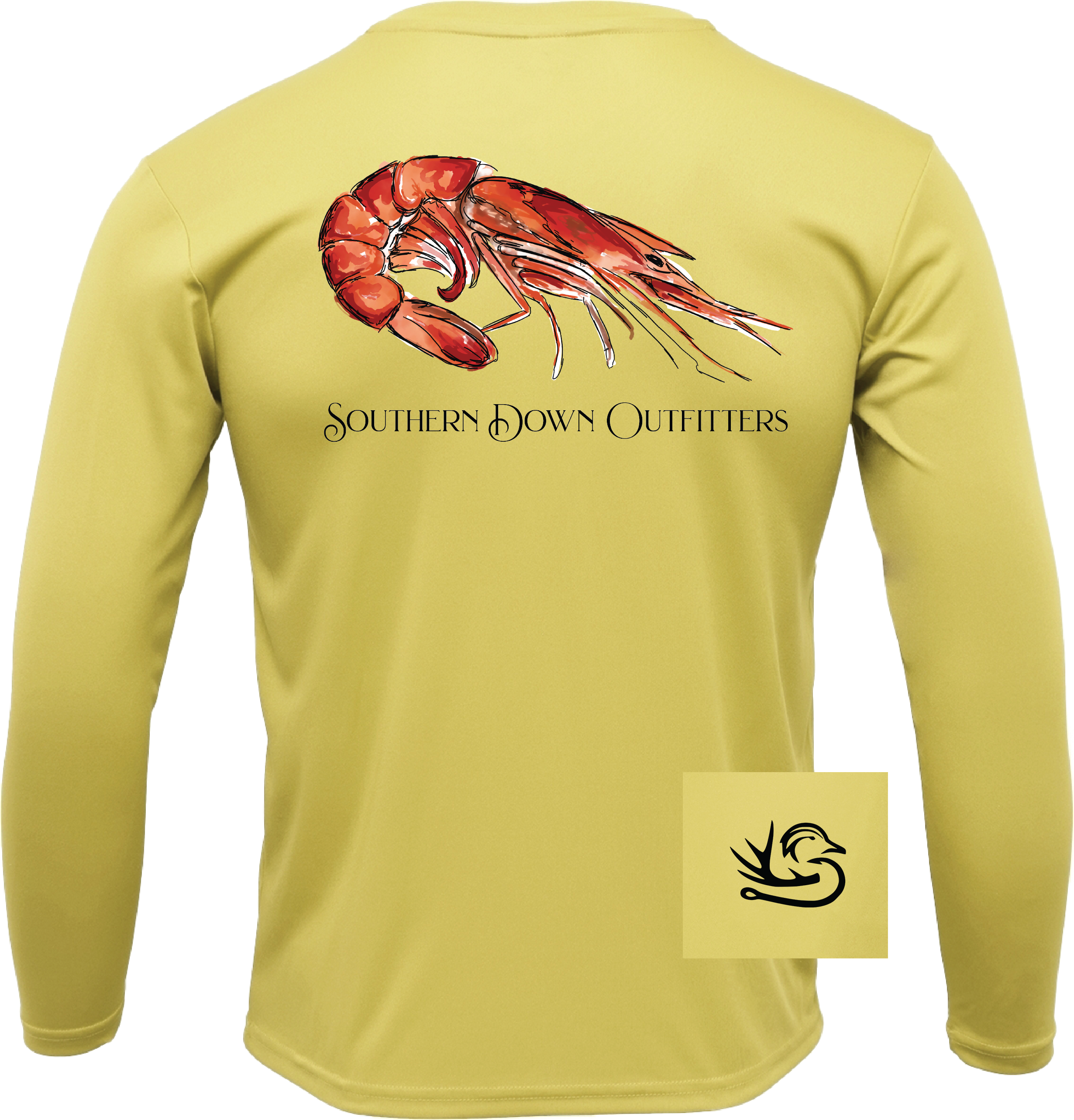 Shrimp Upf Fishing Shirt