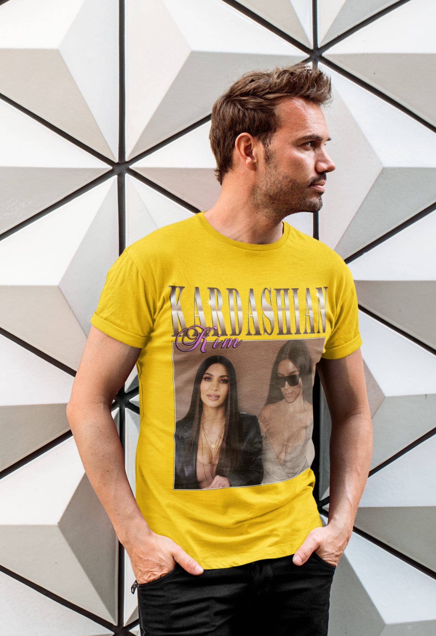 Kim Kardashian Vintage Unisex Vintage  T-Shirt
