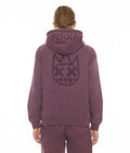 Zip Hoody in Grape Compote