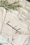 Homebody Cropped Thermal Vintage Pullover
