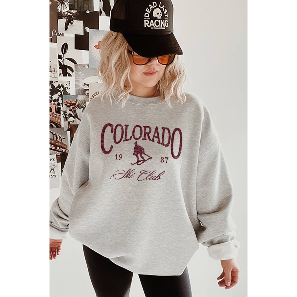 Colorado Ski Club Vintage Graphic Sweatshirts
