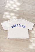 Surf Club Cropped Mineral Graphic Top