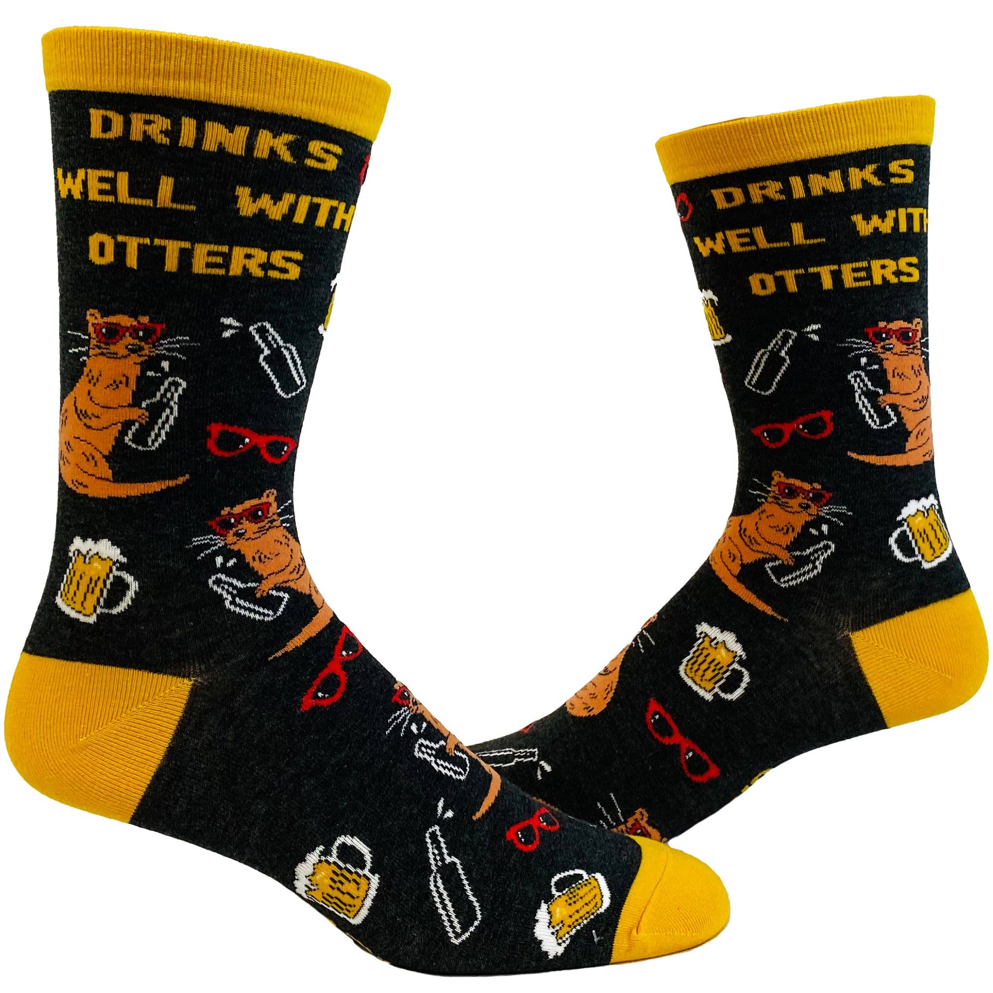 Men's Drinks Well with Otters Socks