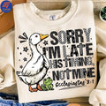 Preppy Sorry I’M Late Christian Tee Shirt Design