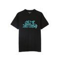 Cult's Short Sleeve Crew Neck Tee "Bubble Logo" in Black